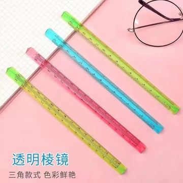 Kiwoo Crystal Ruler – Triangle Shape 📏📐