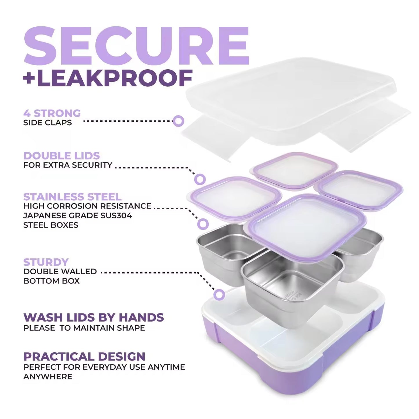 Kiwoo Luxe FlexiBox Lunch Set 🍱🧩