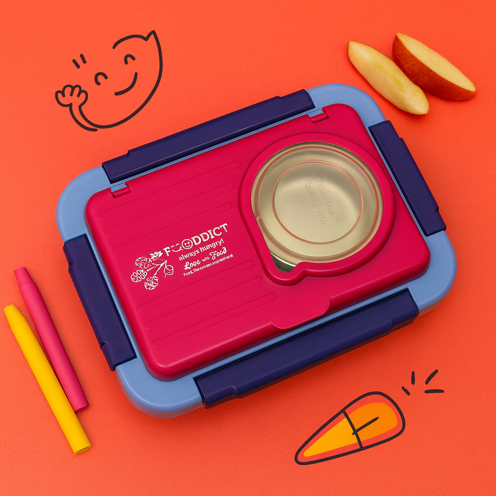 Kiwoo Moly Poly Funbite Bento Lunch Box