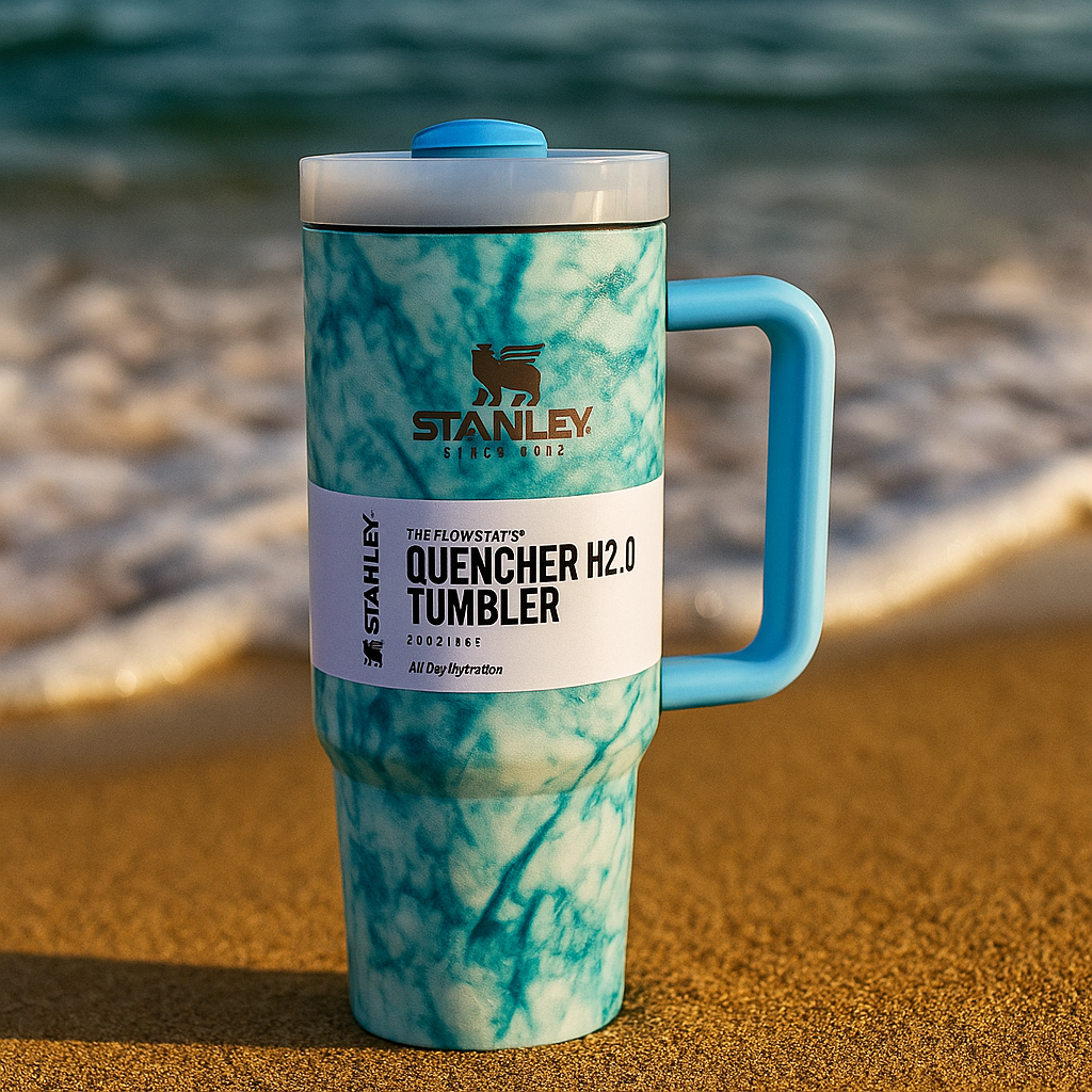 Kiwoo Marble Stanley Quencher H2.0 Tumbler