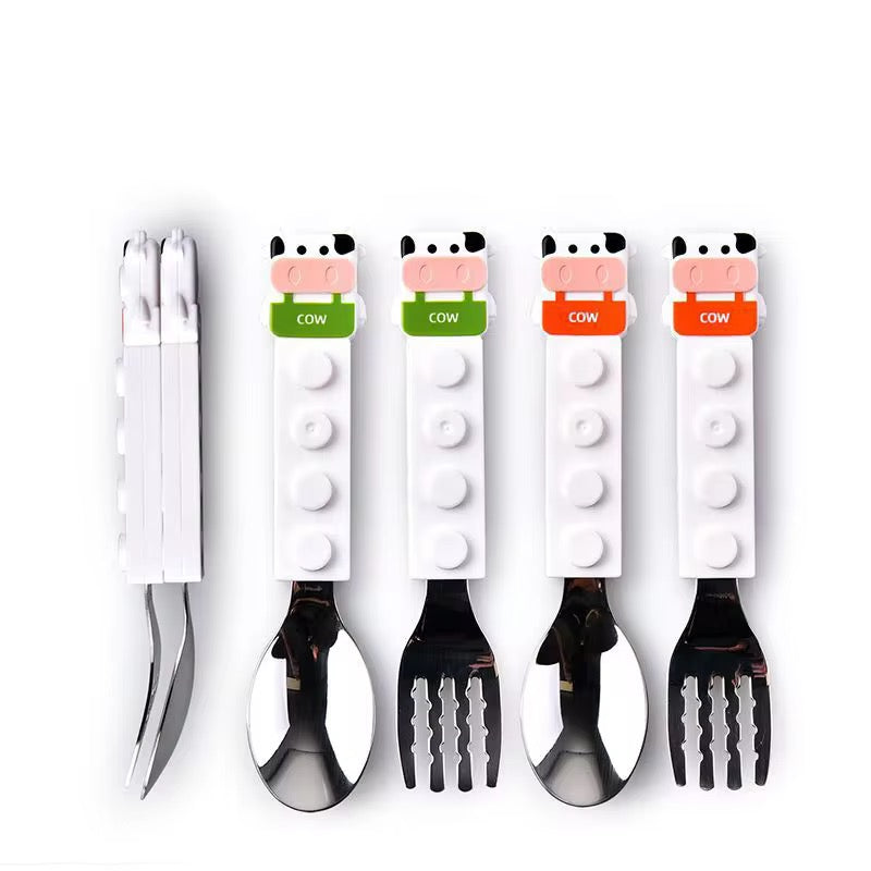Kiwoo MooMunch Cutlery Set 🐄 🥛