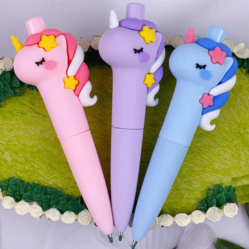 Kiwoo Cute Unicorn Cartoon Pen – Colorful Fantasy Stationery