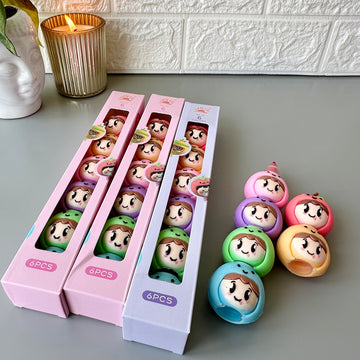 Stackable 6 colour Hightlighter pen - KIQOO