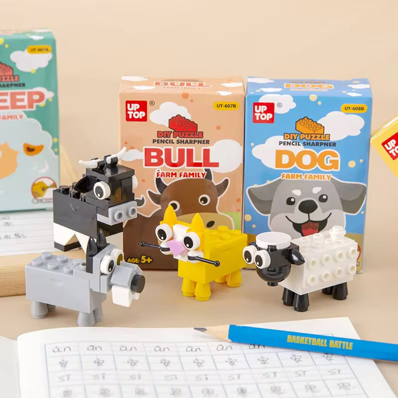 Kiwoo Build & Play DIY sharpener🦌🦒(Jungle Family)